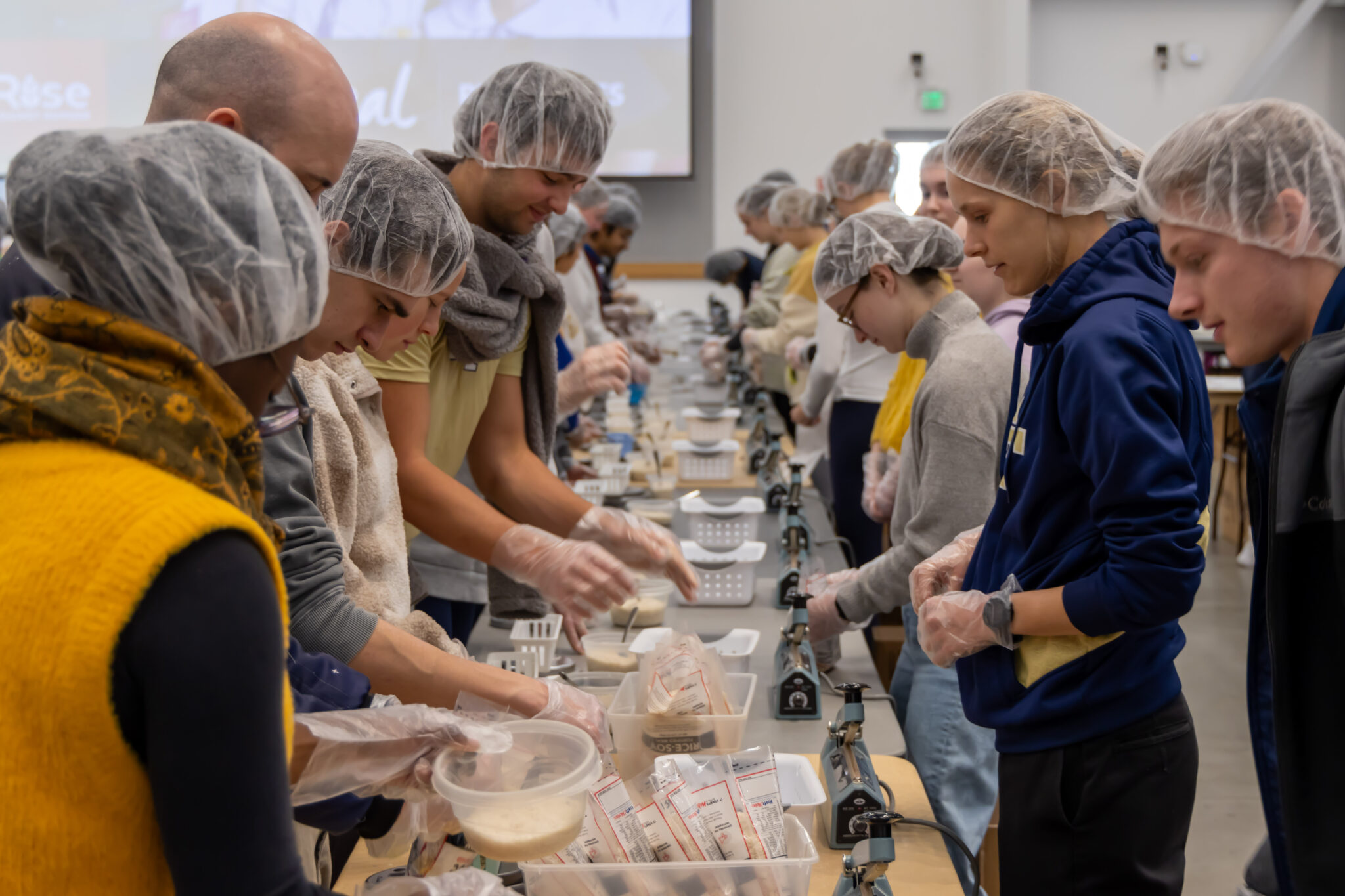 Students volunteer their time on MLK Day Technique